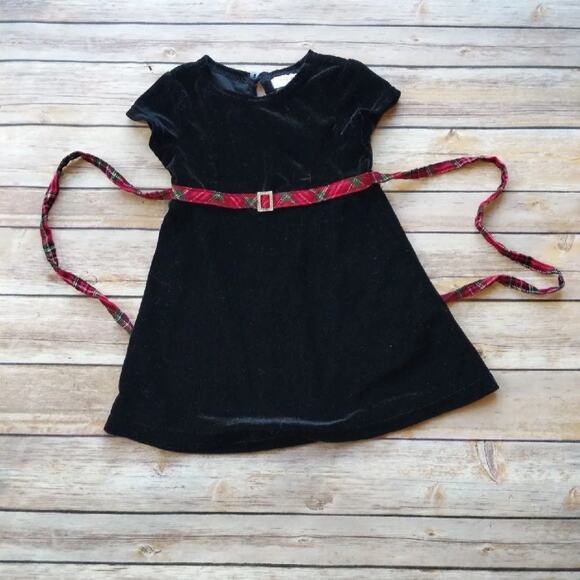 Youngland Black Velvet Special Occasion Dress 2T - Picture 1 of 1